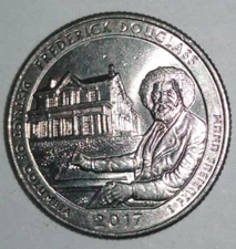 Any 5 FOR $5 + FREE SHIPPING - 2017 D - Frederick Douglas - D.C. - ATB Quarter