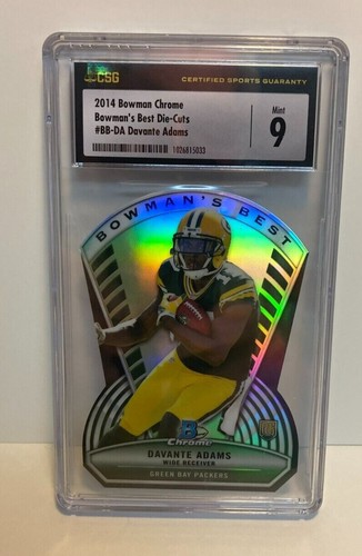 Devante Adams #BB-DA — 2014 Bowman Chrome Bowman's Best Die-Cut football card