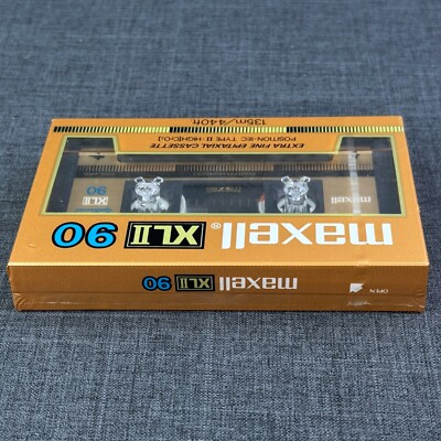 Maxell XLII Audio Cassette Tape Extra Fine Epitaxial 90 Minutes