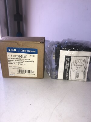 C25DND34OT 24vac Cutler Hammer 3 pole definite purpose contactor 