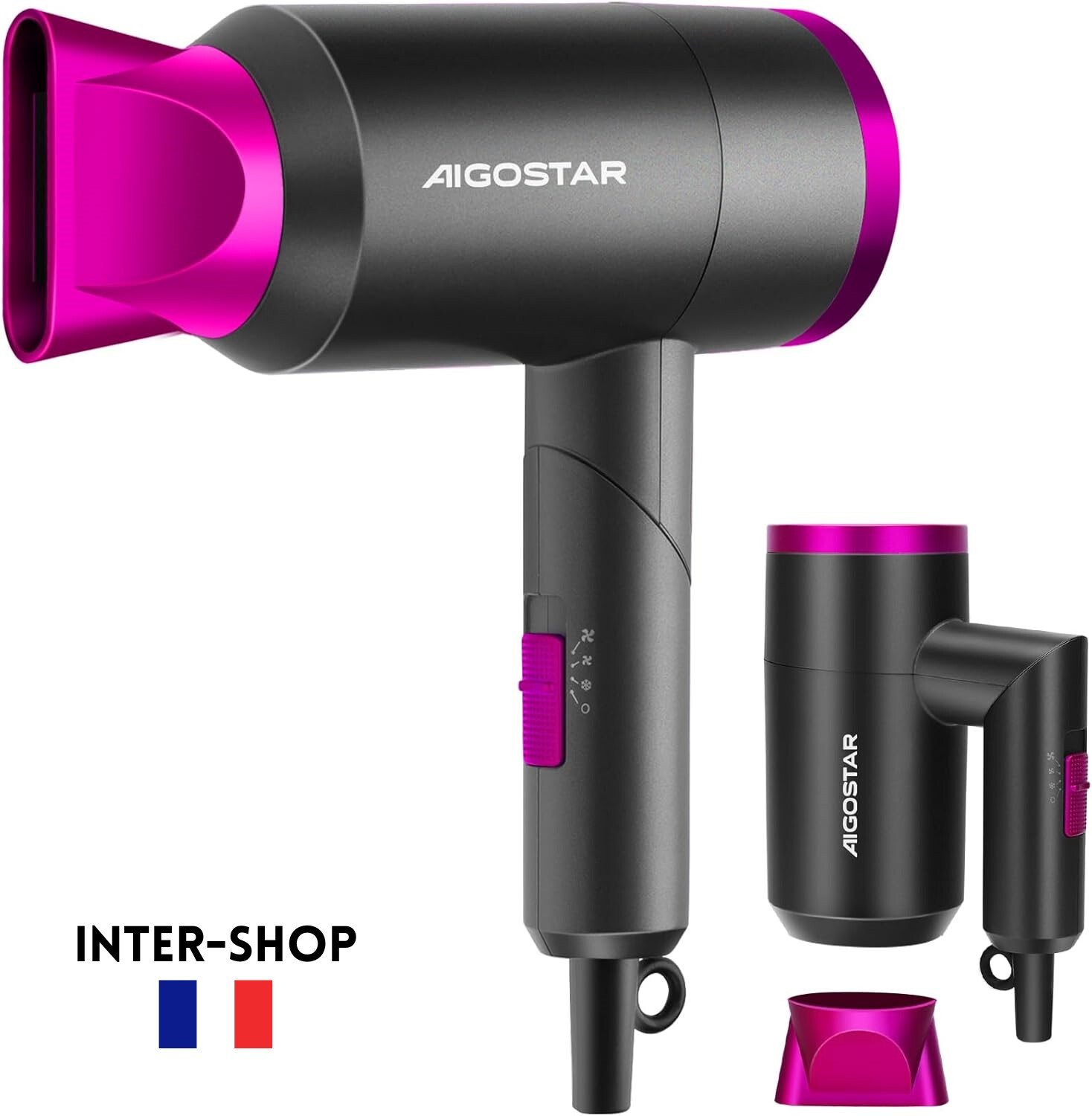 Sèche-cheveux de voyage 1800W idéal pour vos valises et week-ends