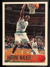 1996-97 Topps ANTOINE WALKER RC Rookie Card #146 GEM-MINT Super Clean