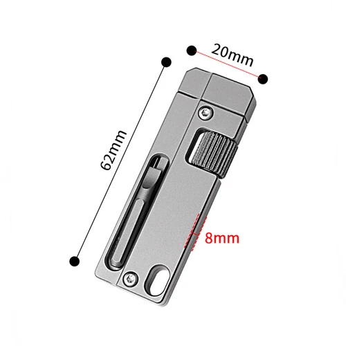 For EDC Titanium Alloy Multi Tool Adjustable Wrench Pocket With Bit Holder NEW - Bild 2 von 9