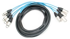 Elite Core PEX415 15' 4-Channel XLRM Fan to XLRF Fan Extension Snake