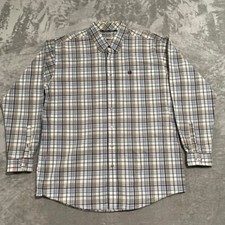 Cinch Shirt Mens XL Plaid Western Rodeo Cowboy Long Sleeve Rancher