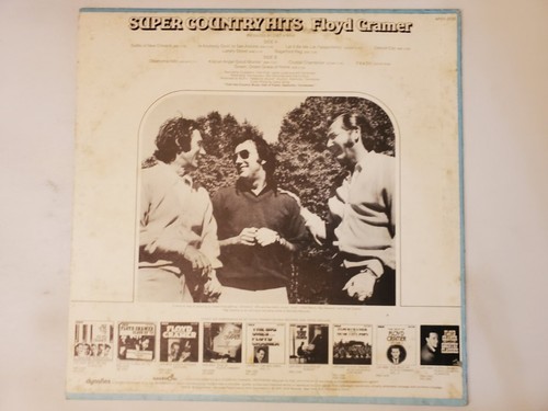 Floyd Cramer - Super Country Hits (Vinyl Record LP) - Picture 2 of 2