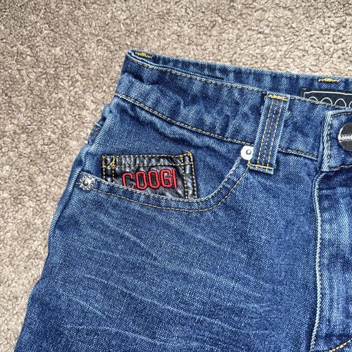 Boys Size 4 COOGI Jeans Embroidered Logo Dark Wash Denim - Picture 2 of 9