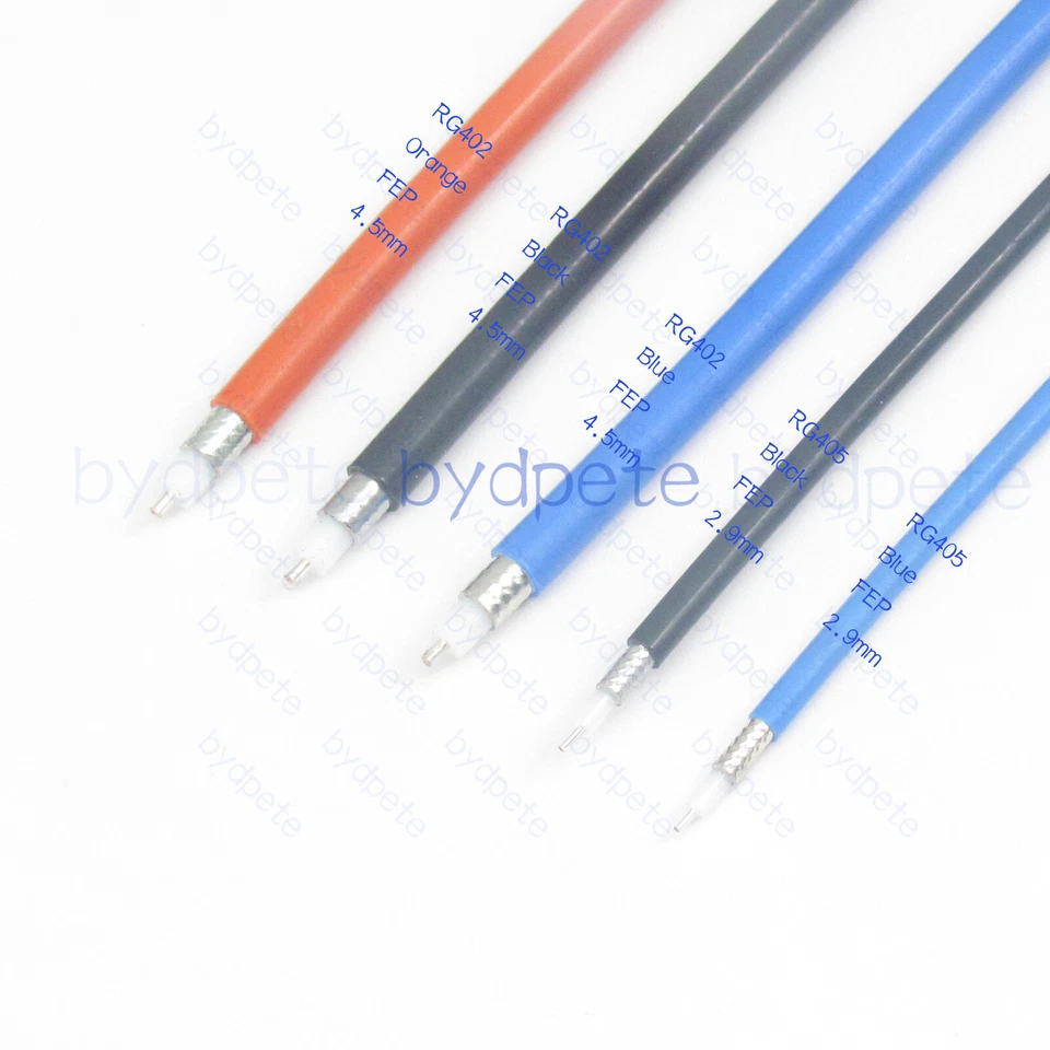 N male Right Angle to SMA male RG402 Semi Rigid Flexible 50ohm Cable Plug RF lot - Image 4 of 4