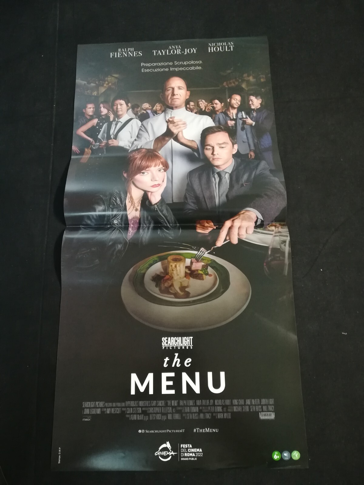 Locandina originale film The Menu (2022) - Regia di Mark Mylod