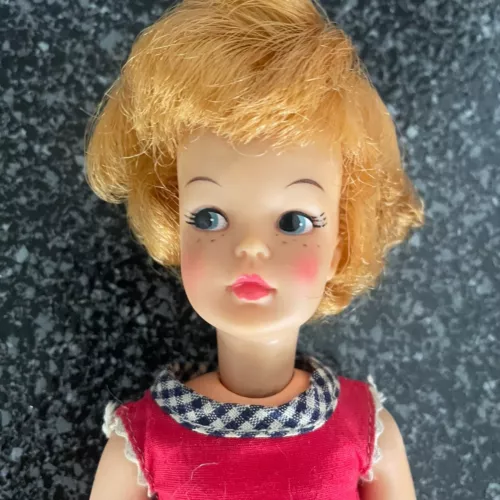 Vintage Pepper Doll Ideal Tammy’s Family 1960s Original Outfit Freckles G9W1
