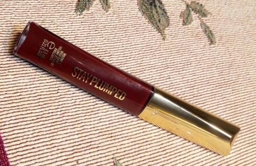 New Rimmel London Stay Plumped Liquid Lip Gloss 841 Bittersweet Plum .21oz - Picture 2 of 4