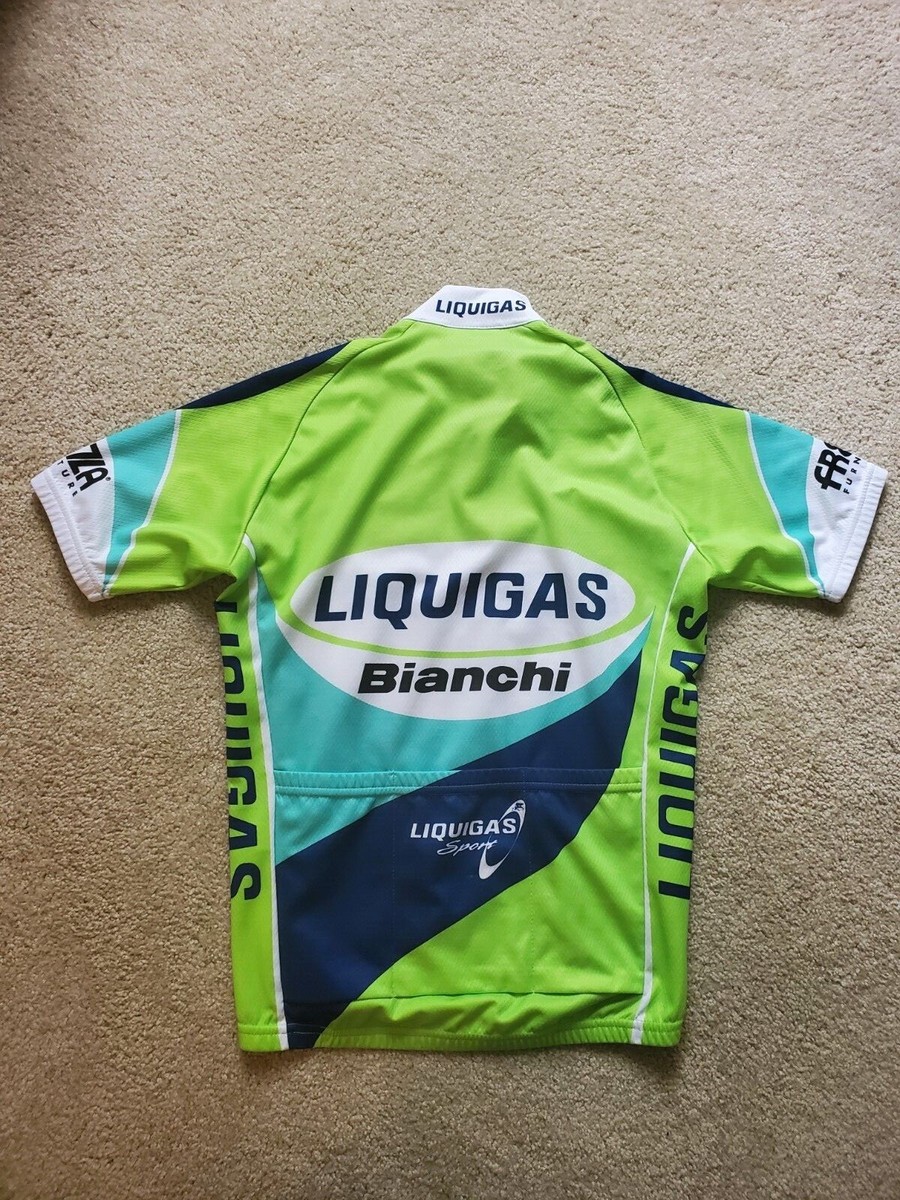 Maillot Cycliste Liquigas Santini Taille M - Occasion Bon état