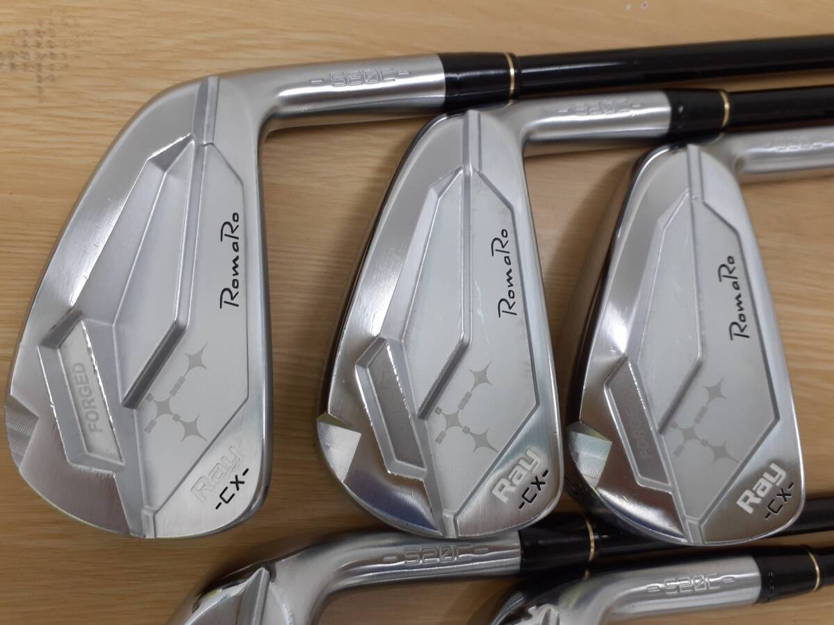 Romaro Ray CX S20C 6-P 5本セット Basileus RomaRo Ray CX S20C Irons 5-PW ( 6pcs )