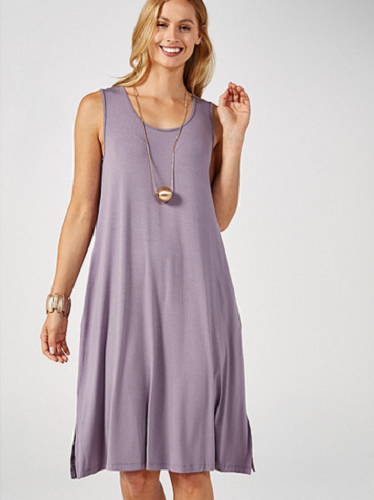 WynneLayers Sleeveless Midi Dress with 