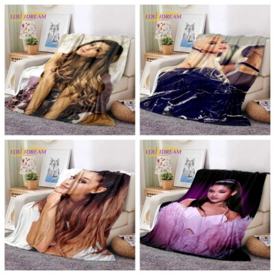 3D Ariana Grande Decke Flanelldecke Sofa Decke Schlafzimmer Schlafdecke Geschenk
