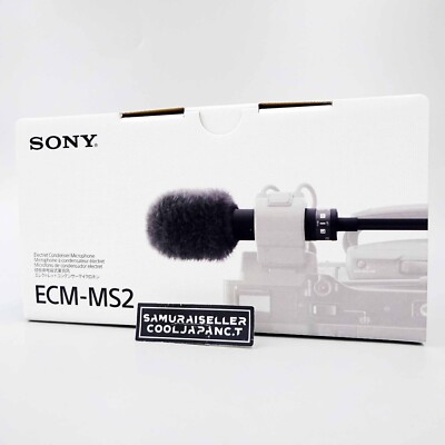Sony Ecm-Ms2 Electret Condenser Microphone Compact Design From Japan 703 NEW