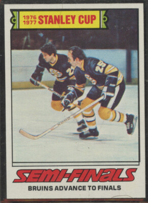 1977-78 Topps #263 Boston Bruins advance to finals