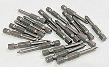 Ivy Classic #1 Power Bit 2" Phillips Screwdriver Bits 1/4" Hex Shank 20 Pack