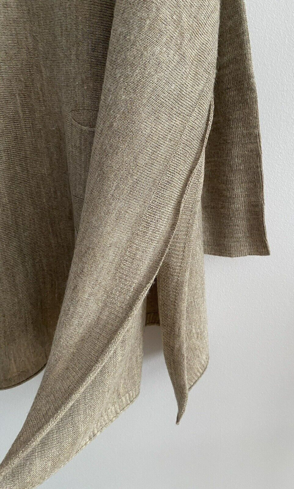 MERSEA Catalina Oversized Sweater Pullover Poncho Side Slit Oatmeals One Size