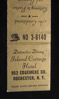 1950s Island Cottage Hotel Clam Bakes 953 Edgemere Dr. Rochester NY Monroe Co MB