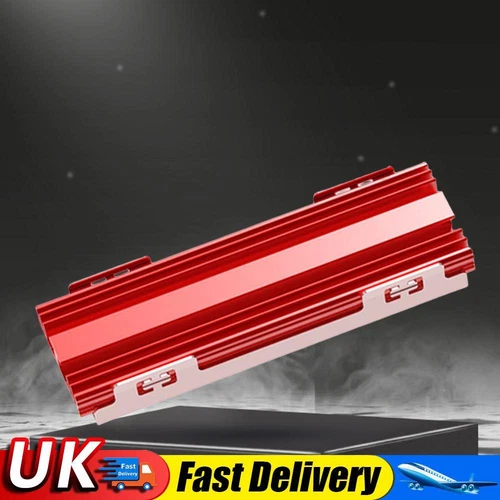 M.2 SSD Cooler Aluminum Alloy NVME Heatsink for NVME M.2 2280 SSD (Red) UK