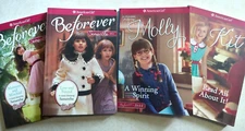 American Girl BeForever Mixed Book LOT OF 4 Kit Samantha Molly EUC