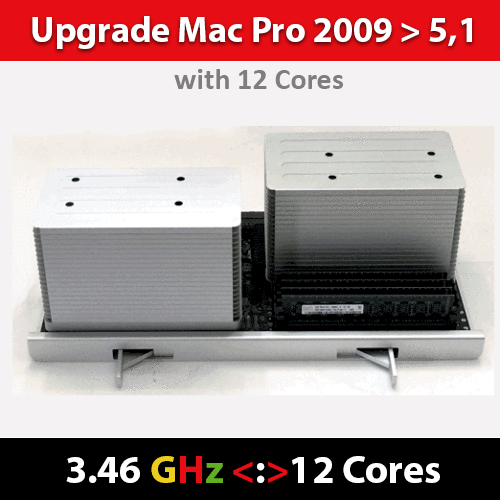Mac Pro 2009 | CPU Tray | 12-Core 3,46 GHz | ID modello 4,1 5,1 | 32 GB di RAM - Foto 1 di 1