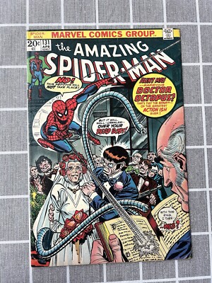 The Amazing Spiderman #131 Last 20 Cent Issue Doc Oct Cover Aunt May VF Marvel