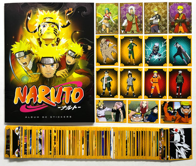 ALBUM NARUTO SHIPPUDEN MC + Full Set 217/217 Stickers Peru Edition 2025 SASUKE