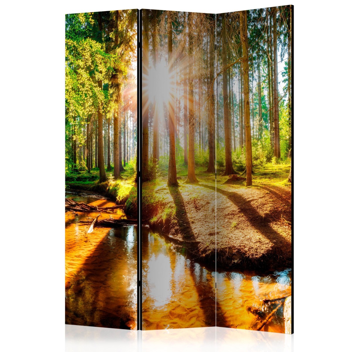 Paravent 3 volets Marvelous Forest de 135x172cm pour séparation pièce