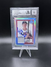 Grady Emerson Signed 2023 USA Stars & Stripes USA Material Holo /50 BAS 10 