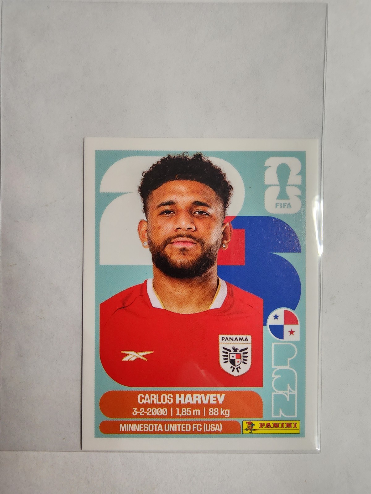 2026 Panini Fifa World Cup 26 - Carlos Harvey #PAN 15 Sticker Panama