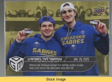 2024 Game Dated Moments Gold /100 John-Jason Peterka Tage Thompson #50 READ 1e7g