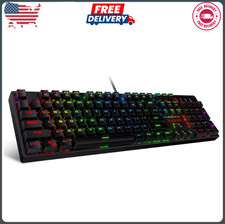 Redragon K582 RGB Mechanical Gaming Keyboard with 104 Keys and RGB Backlit