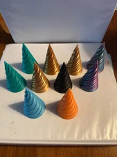 Impossible Spiral 3D-Printed Fidget Cone Toy Puzzle For All Ages 1 or 5 pcs.