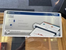 NEW Brother DS-640 Compact Mobile Document Scanner White