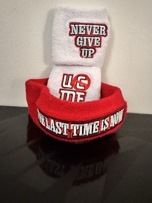 John Cena Farewell Tour Summer Slam 2025 Headband/ Wristband Set New Authentic