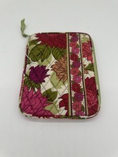 Vera Bradley pink flower Mini Tablet E-Reader Sleeve Case 9x7 Inch