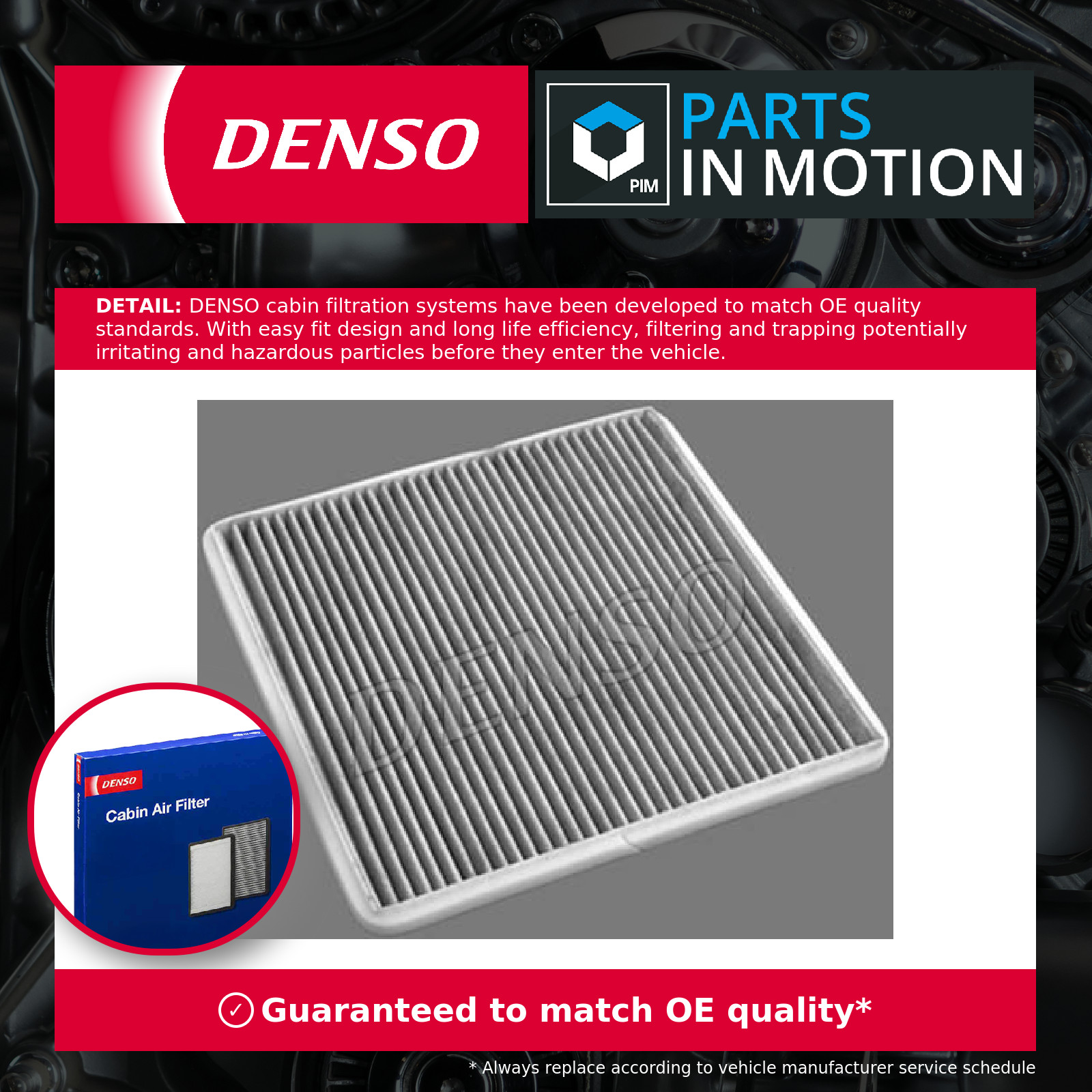 4x ✅Fits DENSO DCF239K Filter, cabin air DCF239K Cabin filter with a ⭐UK Seller⭐ - Image 4