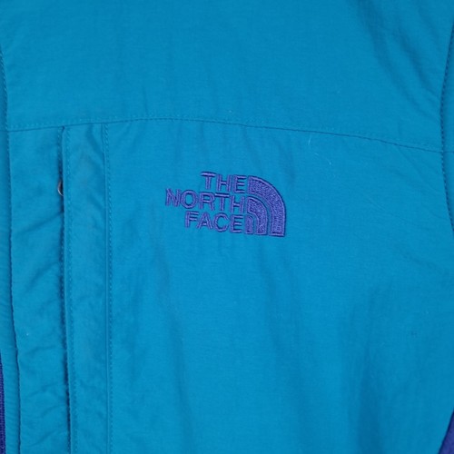Chaqueta para mujer THE NORTH FACE M azul púrpura Denali polar Polartec con capucha cremallera - Imagen 2 de 14