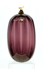 Blenko Handmade Glass 9356M Mellon in Amethyst Hank Adams Design