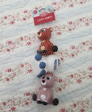 NEW RUDOLPH THE RED-NOSED REINDEER 3 BATH SQUIRTS TOYS