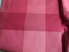 Laura Ashley Pink Check Vintage Fabric  2.9 meters cotton NEW