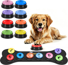 Dog Buttons for Communication Starter Pack 8 Dog Talking Button Set, 30S Voice R