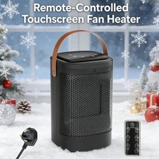 Portable Electric Heater Ceramic Hot Air Fan with Remote Desktop Heating Blower