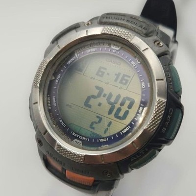 Casio Pro Trek Solar Digital Outdoor Watch for Men  From Japan
