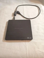 LG Storage GP60NB50 External Slim DVD+RW 8x Optical Drive Used Tested Works