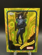 2025 Topps Chrome Marvel Jessica Jones Yellow Lava Refractor #69