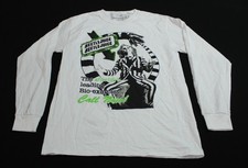 Beetlejuice Adult's Afterlife's Leading Bio-Exorcist Shirt JL3 White Medium