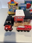 Thomas The Tank Engine Wooden Destination Lot.Fire Dept/carousel/Mr Jolly Choc — photo 2